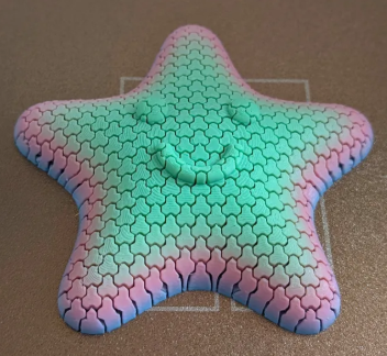 estrela sensorial feliz