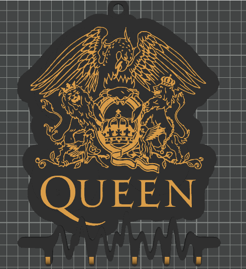 porta chaves QUEEN